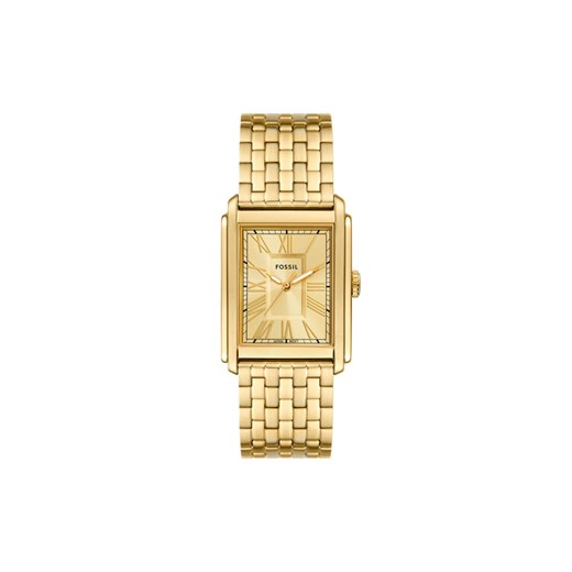Fossil Zegarek Carraway FS6009 Złoty ze sklepu MODIVO w kategorii Zegarki - zdjęcie 185517309