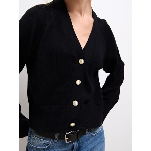 Mohito - Bawełniany kardigan - czarny Mohito M Mohito