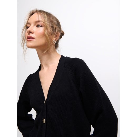 Mohito - Bawełniany kardigan - czarny Mohito M Mohito
