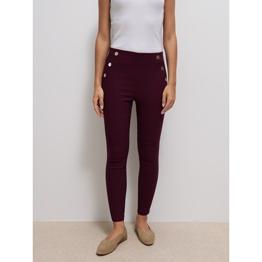 Mohito - Bordowe spodnie skinny - kasztanowy Mohito 44 Mohito