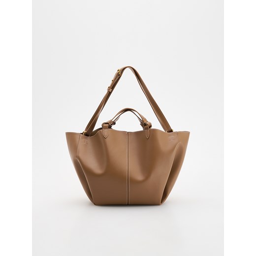 Reserved - Torebka shopper - brązowy ze sklepu Reserved w kategorii Torby Shopper bag - zdjęcie 185518219