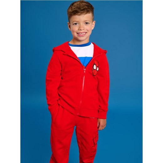 Sinsay - Bluza z nadrukiem na plecach Spider-Man - czerwony ze sklepu Sinsay w kategorii Bluzy chłopięce - zdjęcie 185518805