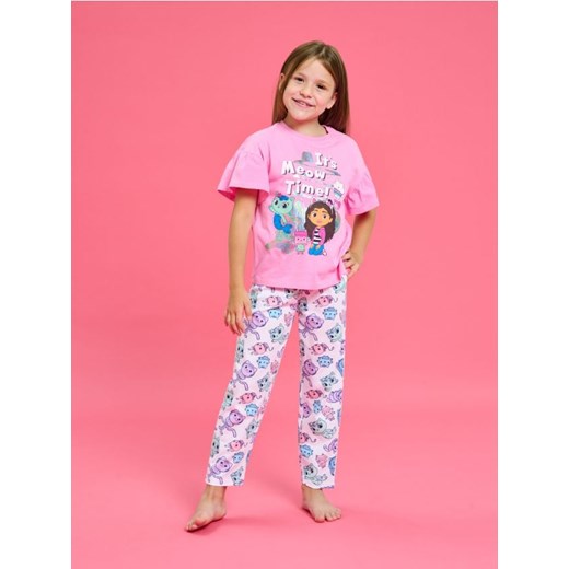 Sinsay - Piżama dwuczęściowa Gabby's Dollhouse - różowy ze sklepu Sinsay w kategorii Piżamy dziecięce - zdjęcie 185518837