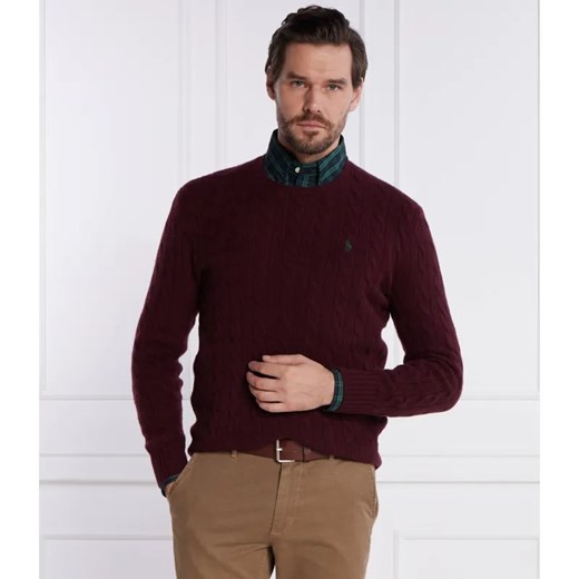 POLO RALPH LAUREN Wełniany sweter | Slim Fit | z dodatkiem kaszmiru ze sklepu Gomez Fashion Store w kategorii Swetry męskie - zdjęcie 185518927