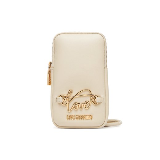 LOVE MOSCHINO Torebka na telefon JC5737PP0MKG0110 Écru ze sklepu MODIVO w kategorii Etui - zdjęcie 185519628