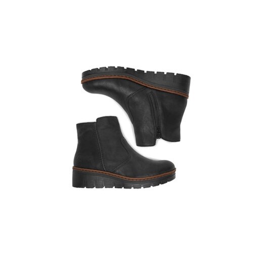 Rieker Botki CEO-X9165-00 Czarny Rieker 39 MODIVO