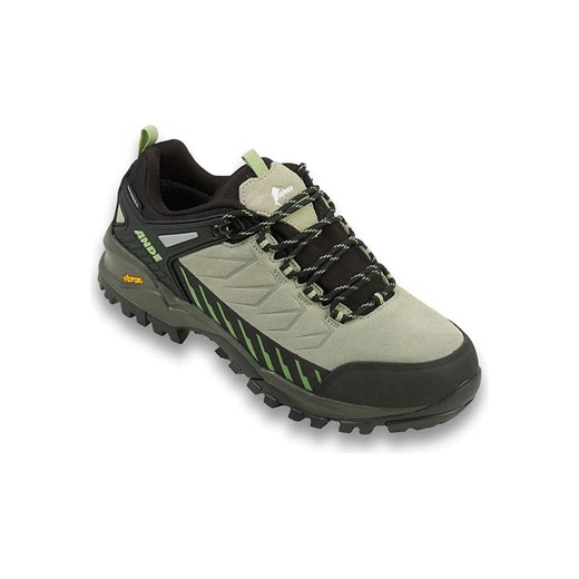 Ande Skórzane buty trekkingowe &quot;Sniper Low&quot; w kolorze zielonym ze sklepu Limango Polska w kategorii Buty trekkingowe damskie - zdjęcie 185520976
