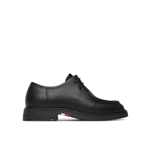 Półbuty Tommy Hilfiger Comfort Lwt Moc Toe FM0FM05588 Czarny ze sklepu eobuwie.pl w kategorii Półbuty męskie - zdjęcie 185521049