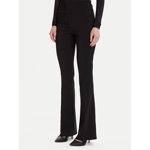 Rinascimento Spodnie materiałowe CFC0125318003 Czarny Flare Fit ze sklepu MODIVO w kategorii Spodnie damskie - zdjęcie 185521626