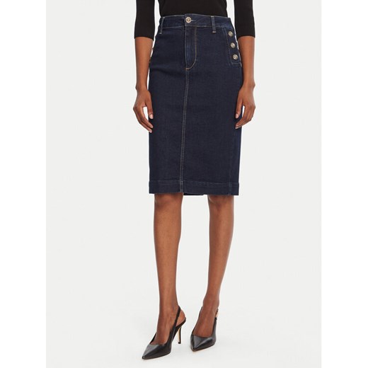 Liu Jo Spódnica jeansowa UF5092 D0264 Granatowy Regular Fit ze sklepu MODIVO w kategorii Spódnice - zdjęcie 185521676