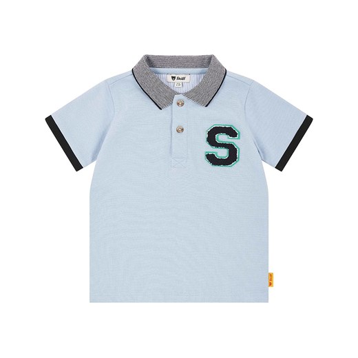 Steiff Koszulka polo w kolorze błękitnym ze sklepu Limango Polska w kategorii T-shirty chłopięce - zdjęcie 185522676