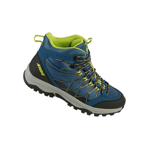 Ande Buty trekkingowe &quot;Muggio&quot; w kolorze niebiesko-limonkowym ze sklepu Limango Polska w kategorii Buty trekkingowe damskie - zdjęcie 185522756