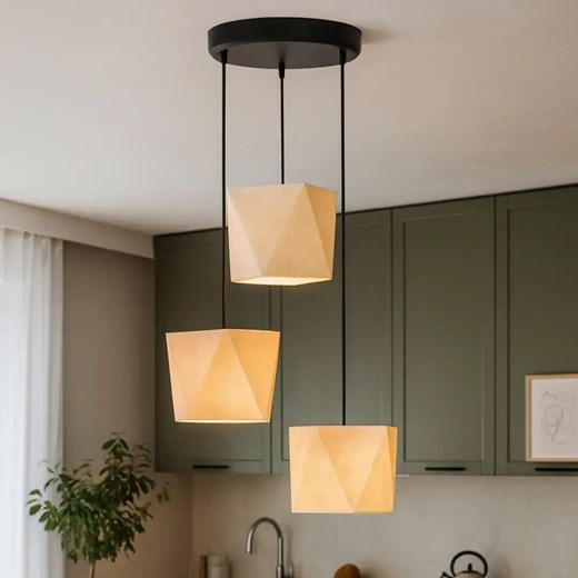 Kaskadowa potrójna lampa wisząca do kuchni MAJORKA ze sklepu Lysne w kategorii Lampy wiszące - zdjęcie 185523467
