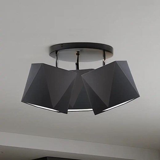 Czarna lampa sufitowa do salonu MINORKA 3 punktowa regulowana ze sklepu Lysne w kategorii Lampy sufitowe - zdjęcie 185523495