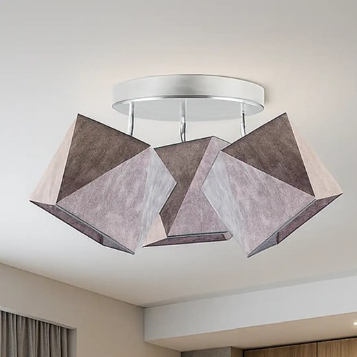 Designerska lampa sufitowa do salonu MINORKA 3 punktowa regulowana LED ze sklepu Lysne w kategorii Lampy sufitowe - zdjęcie 185523506