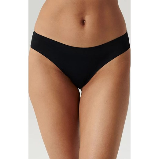 Bezszwowe figi damskie czarne Sport LS-001, Kolor czarny, Rozmiar S, ATLANTIC ze sklepu Primodo w kategorii Majtki damskie - zdjęcie 185525837