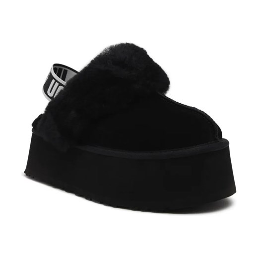 UGG Skórzane obuwie domowe W FUNKETTE ze sklepu Gomez Fashion Store w kategorii Kapcie damskie - zdjęcie 185526317
