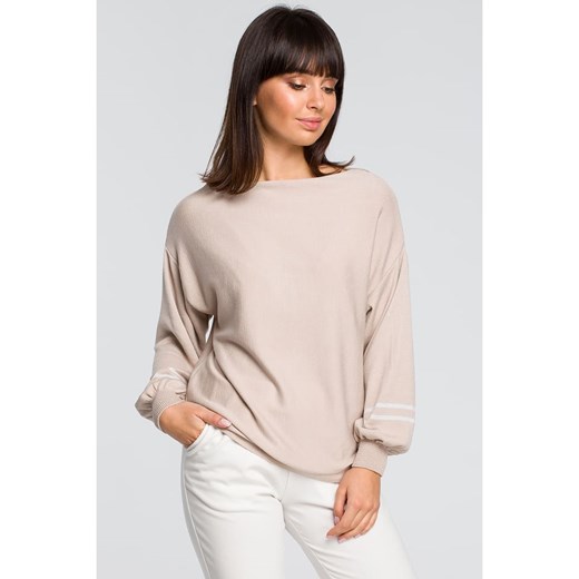 Be Wear Sweter w kolorze beżowym ze sklepu Limango Polska w kategorii Swetry damskie - zdjęcie 185526967