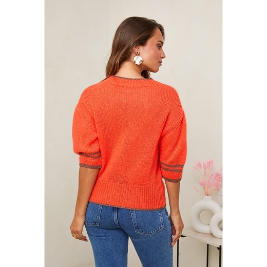 L'armoire de Suzette Sweter w kolorze pomarańczowym L'armoire De Suzette 36/38 promocyjna cena Limango Polska