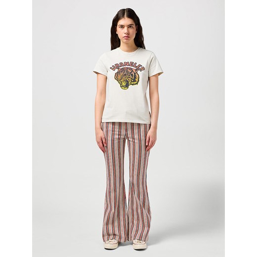 Wrangler Koszulka w kolorze kremowym Wrangler M promocja Limango Polska