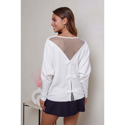 Soft Cashmere Sweter w kolorze białym Soft Cashmere 34/36 promocyjna cena Limango Polska