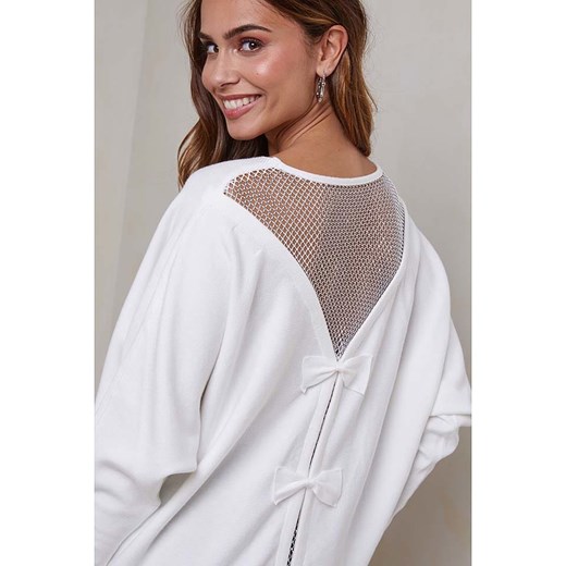 Soft Cashmere Sweter w kolorze białym Soft Cashmere 34/36 wyprzedaż Limango Polska