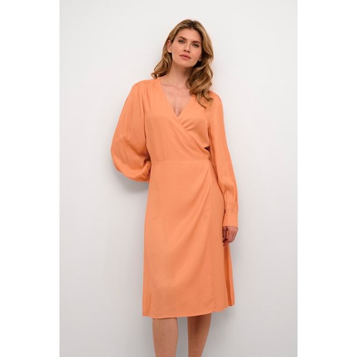 Soaked in Luxury Sukienka &quot;Soaked in Luxury&quot; w kolorze pomarańczowym Soaked In Luxury S okazyjna cena Limango Polska