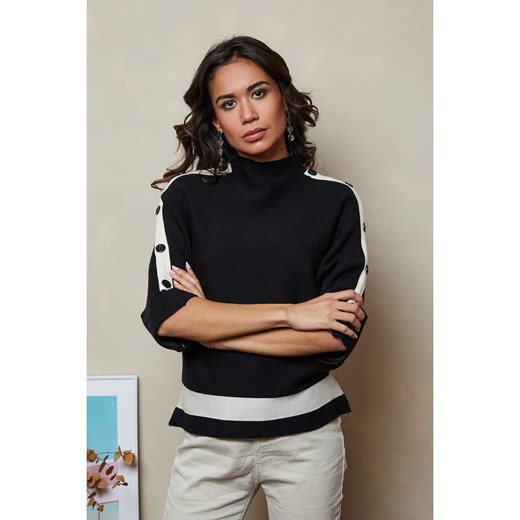 Joséfine Sweter &quot;Ishta&quot; w kolorze czarnym ze sklepu Limango Polska w kategorii Swetry damskie - zdjęcie 185528288