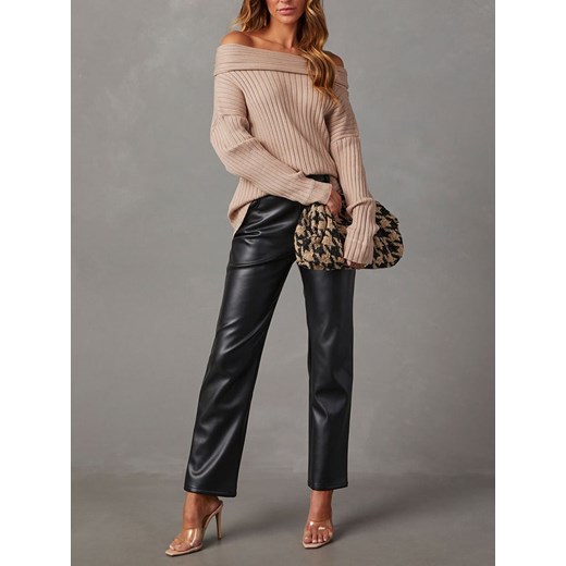 LA Angels Sweter w kolorze jasnobrązowym La Angels XL promocja Limango Polska