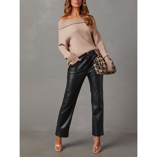 LA Angels Sweter w kolorze jasnobrązowym La Angels XL promocyjna cena Limango Polska