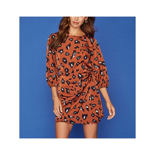 LA Angels Sukienka w kolorze jasnobrązowym La Angels L Limango Polska promocja