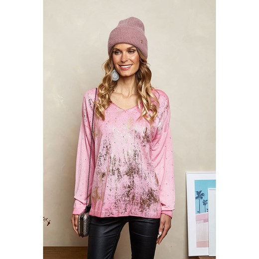 Joséfine Sweter &quot;Evelia&quot; w kolorze jasnoróżowym ze sklepu Limango Polska w kategorii Swetry damskie - zdjęcie 185528668