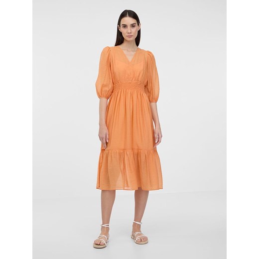 orsay Sukienka w kolorze pomarańczowym ze sklepu Limango Polska w kategorii Sukienki - zdjęcie 185528945