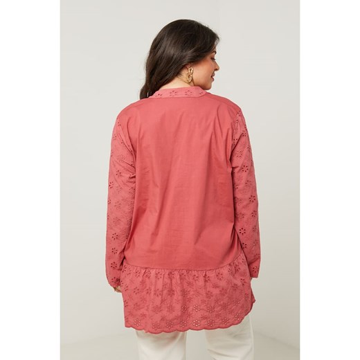 Curvy Lady Tunika w kolorze koralowym Curvy Lady 48/50 okazyjna cena Limango Polska