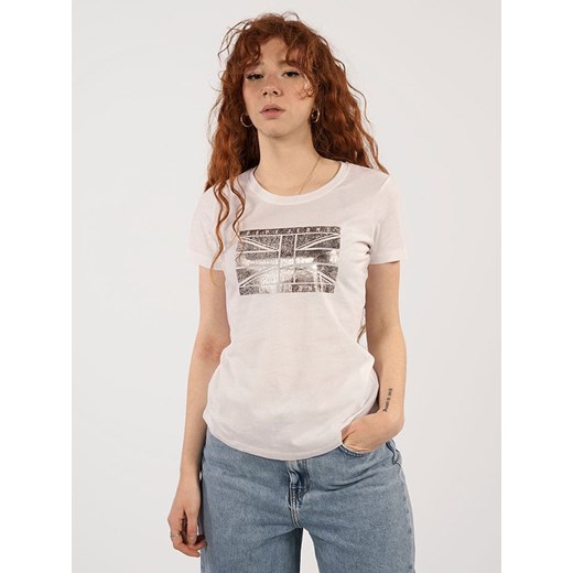 Pepe Jeans Koszulka &quot;Beatriz&quot; w kolorze białym ze sklepu Limango Polska w kategorii Bluzki damskie - zdjęcie 185529239