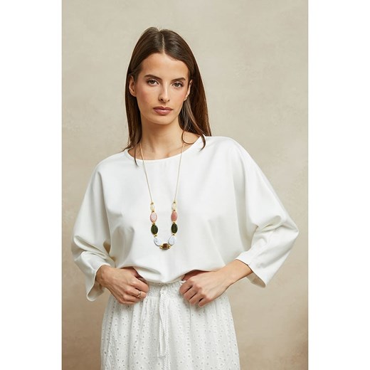 Plume Sweter &quot;Adam&quot; w kolorze białym ze sklepu Limango Polska w kategorii Swetry damskie - zdjęcie 185529248