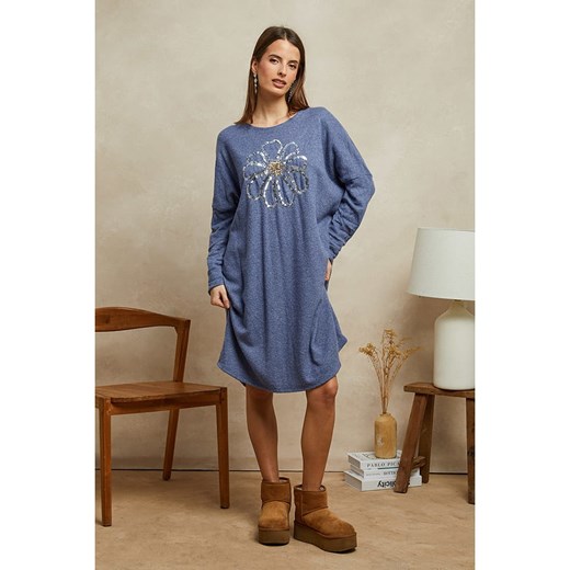 Plume Sukienka &quot;Beverly&quot; w kolorze niebieskim ze sklepu Limango Polska w kategorii Sukienki - zdjęcie 185529268