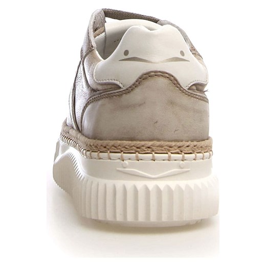 Voile Blanche Skórzane sneakersy w kolorze beżowym Voile Blanche 41 promocyjna cena Limango Polska