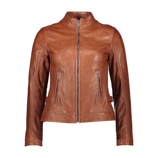 Bugatti Skórzana kurtka w kolorze jasnobrązowym ze sklepu Limango Polska w kategorii Kurtki damskie - zdjęcie 185529786