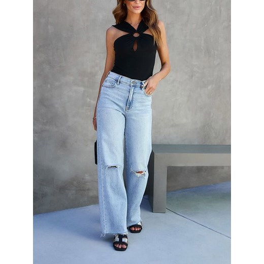 LA Angels Top w kolorze czarnym La Angels M okazyjna cena Limango Polska