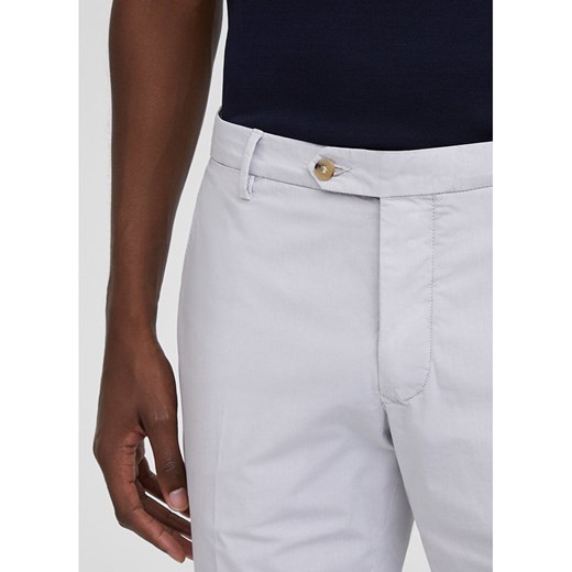 Façonnable Spodnie chino w kolorze jasnoszarym Façonnable 52 okazja Limango Polska