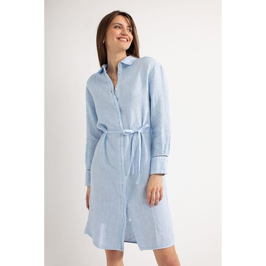 Josephine &amp; Co Sukienka koszulowa &quot;Dorine&quot; w kolorze błękitnym Josephine & Co 38 wyprzedaż Limango Polska