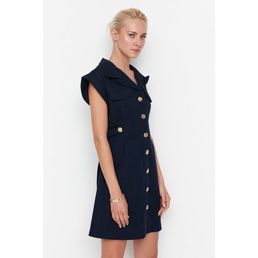 trendyol Sukienka w kolorze granatowym Trendyol 34 okazja Limango Polska