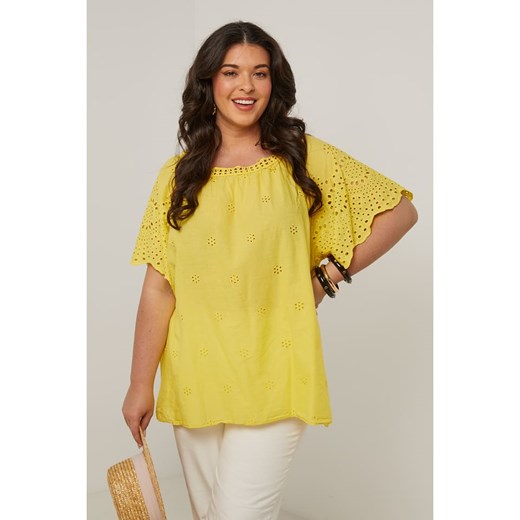 Curvy Lady Bluzka w kolorze żółtym Curvy Lady 48/50 okazja Limango Polska