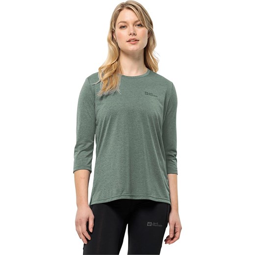 Jack Wolfskin Koszulka funkcyjna &quot;Crosstrail&quot; w kolorze zielonym ze sklepu Limango Polska w kategorii Bluzki damskie - zdjęcie 185530225