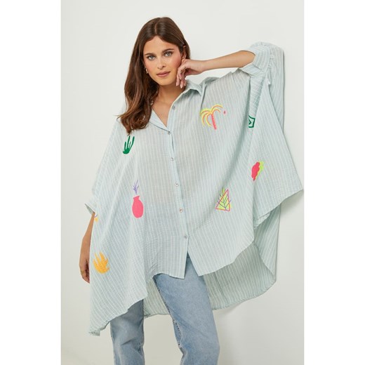 Lin Passion Tunika w kolorze miętowym Lin Passion 34/36 Limango Polska wyprzedaż