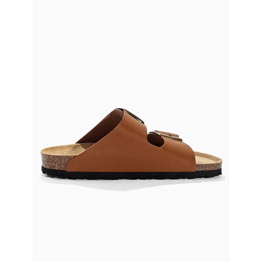 BACKSUN Klapki &quot;Londrina&quot; w kolorze jasnobrązowym 42 Limango Polska promocja