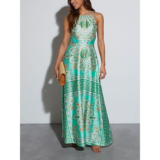 LA Angels Sukienka w kolorze miętowo-kremowym La Angels L okazyjna cena Limango Polska