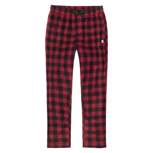 Hurley Spodnie polarowe w kolorze czerwono-czarnym ze sklepu Limango Polska w kategorii Spodnie męskie - zdjęcie 185530596