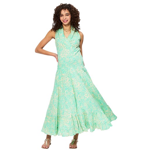 Aller Simplement Sukienka w kolorze jasnozielono-beżowym ze sklepu Limango Polska w kategorii Sukienki - zdjęcie 185531099